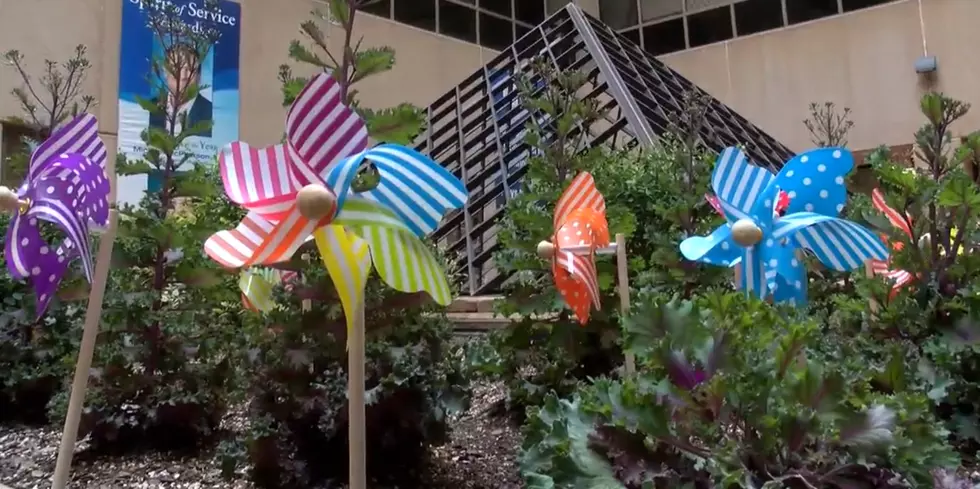 Why Are There Pinwheels Outside UMC?