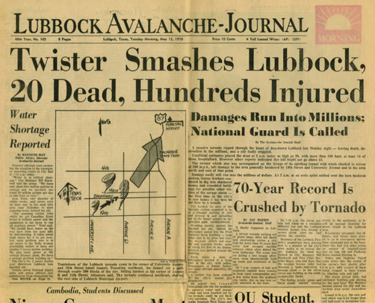 Once Upon a Time in Lubbock May 11, 1970