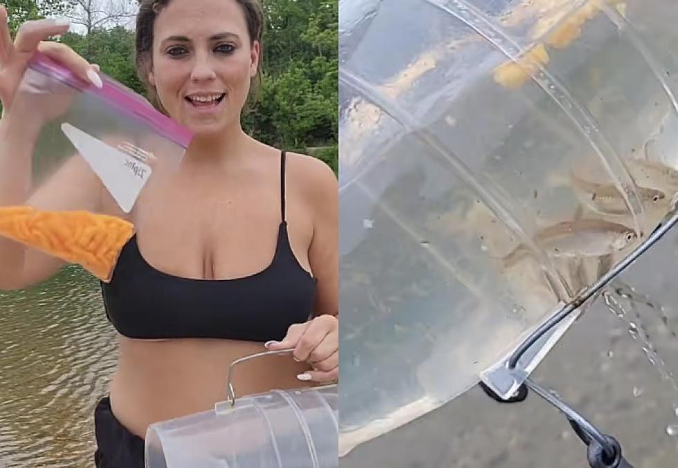 Southern Woman Tries Different Types of Minnow Bait