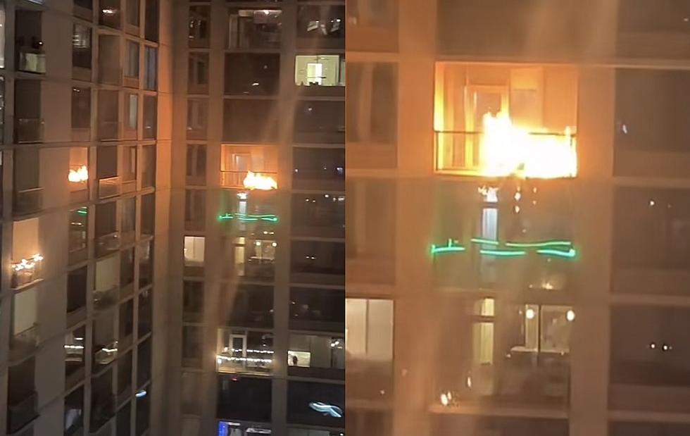 Crazy Texas Apartment Fire Caught on Video 