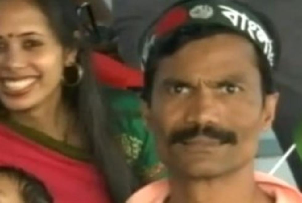 Man at Cricket Game Might Be World’s Creepiest Fan [VIDEO]
