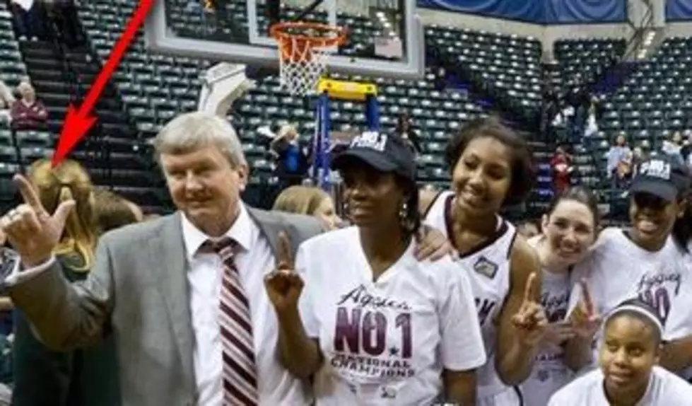 Congrats to the Lady Ags! Your Coach Says &#8220;GUNS UP&#8221;! [PHOTO]