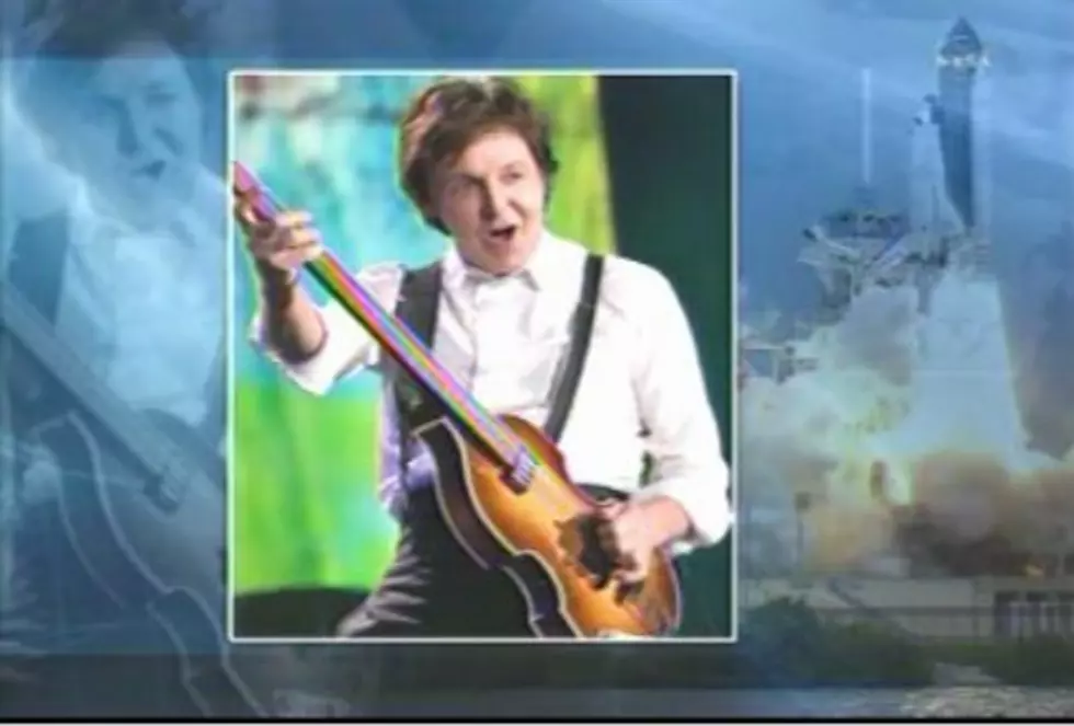 Paul McCartney Plays Wake-Up Song for Atlantis Crew [VIDEO]