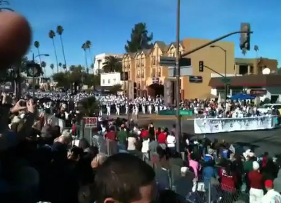 The All-Lubbock Marching Band Performs at the 2012 Rose Parade: Bleacher Footage [VIDEO]