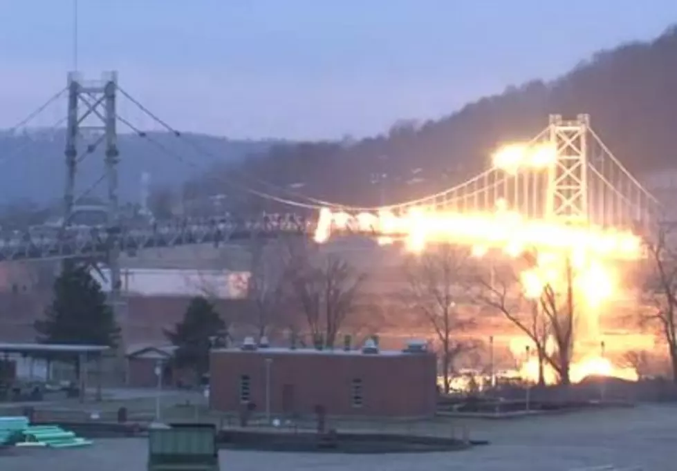 Watch a Suspension Bridge on the Ohio River Implode in Slow Motion [VIDEO]