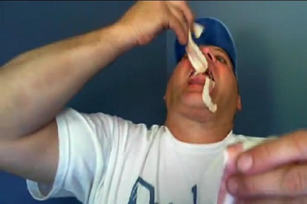 Yankees Fan Eats An Entire Package Of Raw Bacon In 70 Seconds