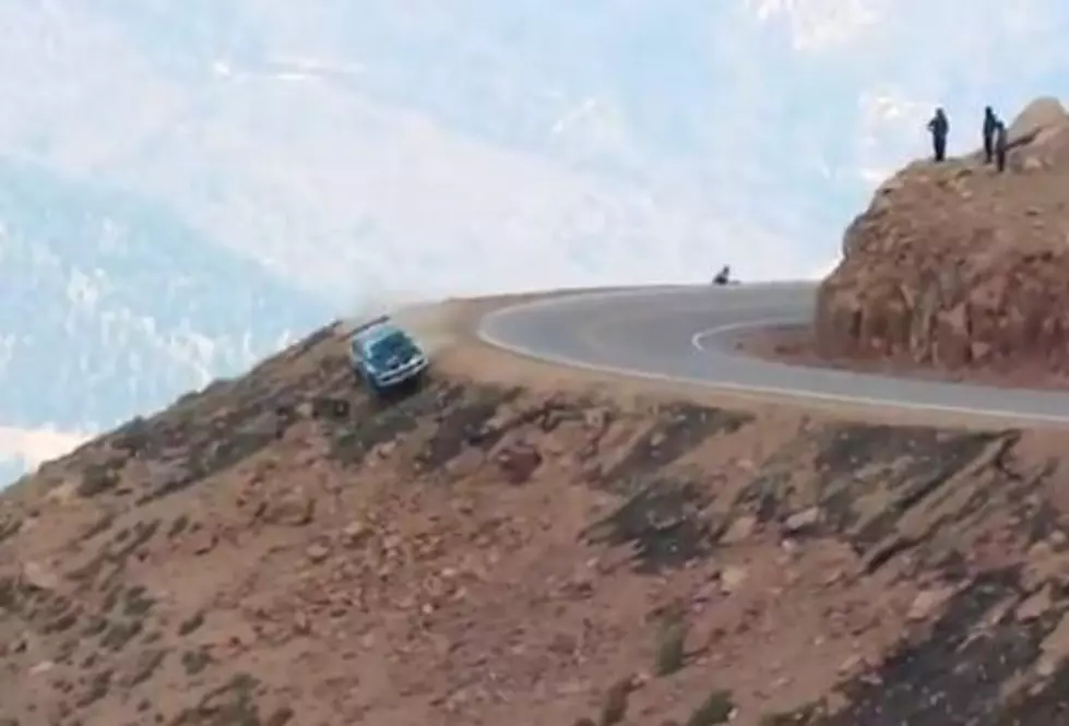 A Rally Car Went Over a Cliff, Flipped a Dozen Times and Somehow No One Died
