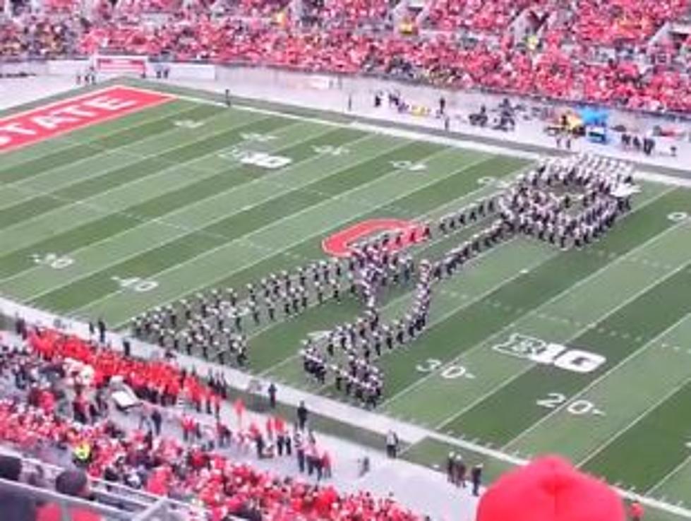 The Ohio State Marching Band Made a 150-Foot-Tall Michael Jackson Moonwalk Across a Football Field