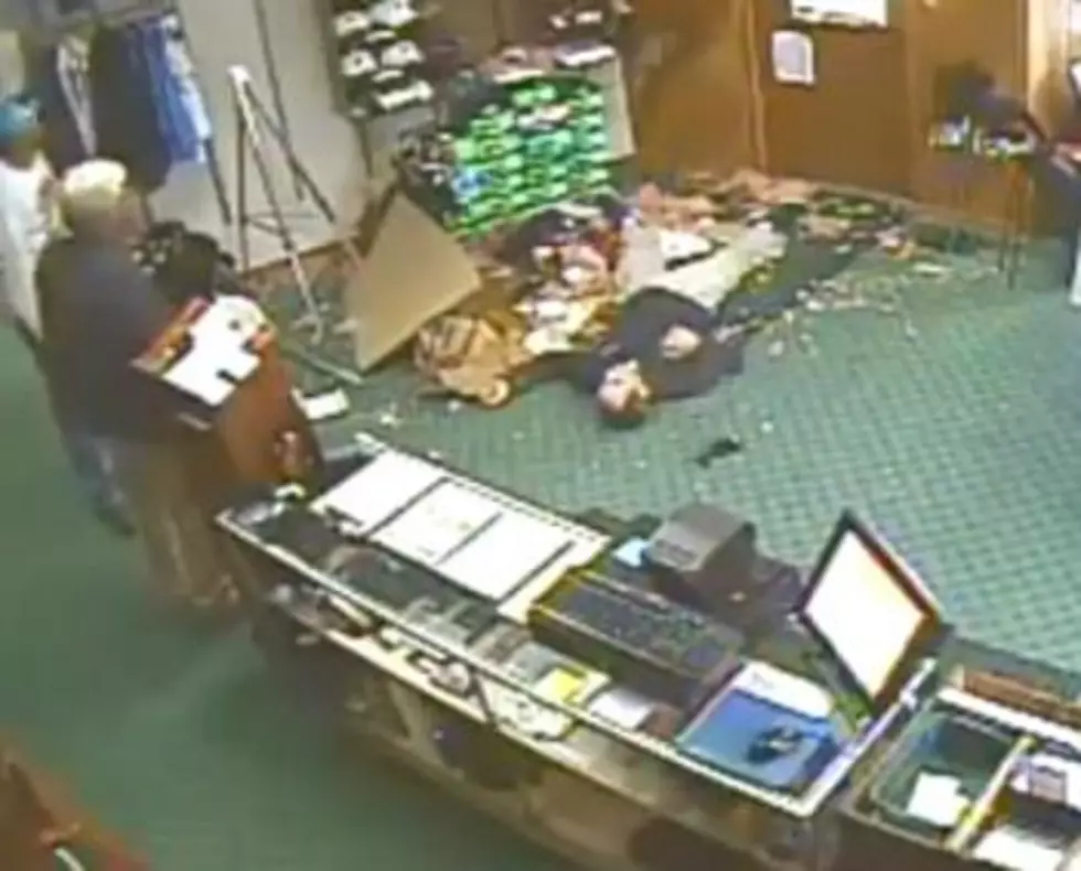 A Guy Falls Through the Roof of a Golf Shop, Lands on the Floor, and His Co-Worker’s Reaction is Hilarious