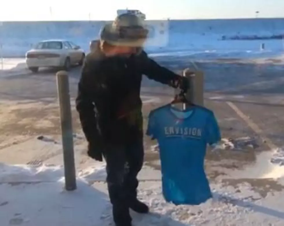 How Long Does It Take a Wet T-Shirt to Freeze Solid When It&#8217;s Negative 20 Degrees Out?