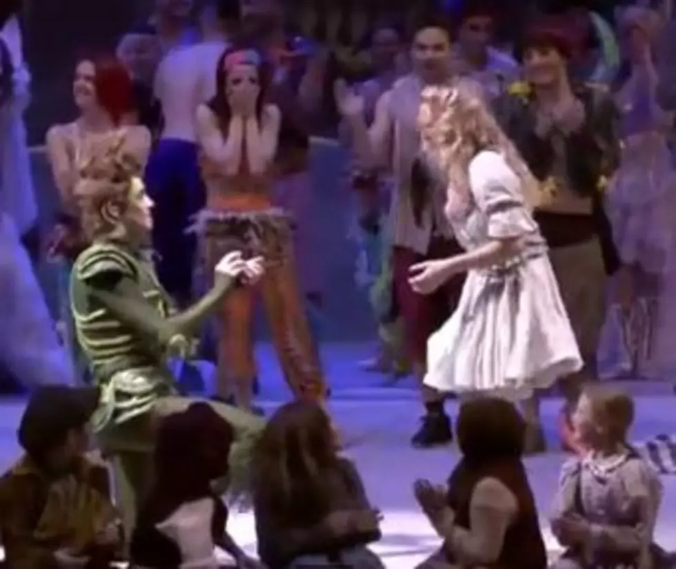 A Production of &#8220;Peter Pan&#8221; the Musical Was Interrupted When the Guy Playing Peter Proposed to the Actress Playing Wendy