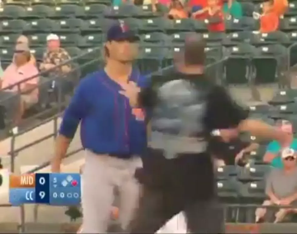 A Minor League Batter Got Hit By a Pitch&#8230;So a Fan Rushed the Mound [VIDEO]