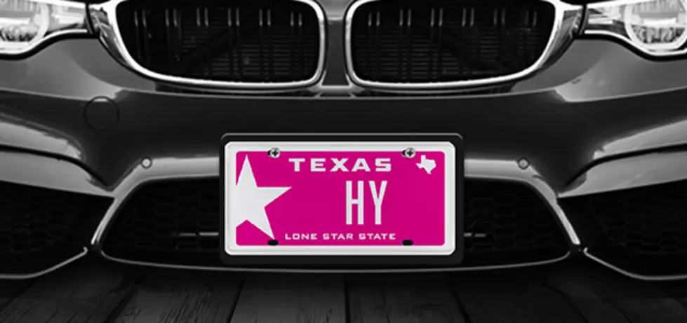 20 Two-Letter Texas License Plates Being Auctioned Off