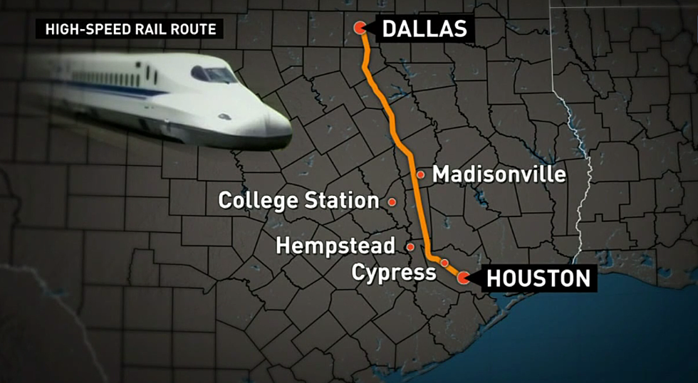 The Dallas to Houston Bullet Train Is Another Step Closer to Being a Real Thing [VIDEO]