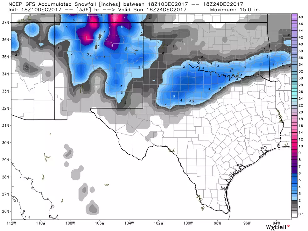 Will It Snow on Christmas Eve in Lubbock?