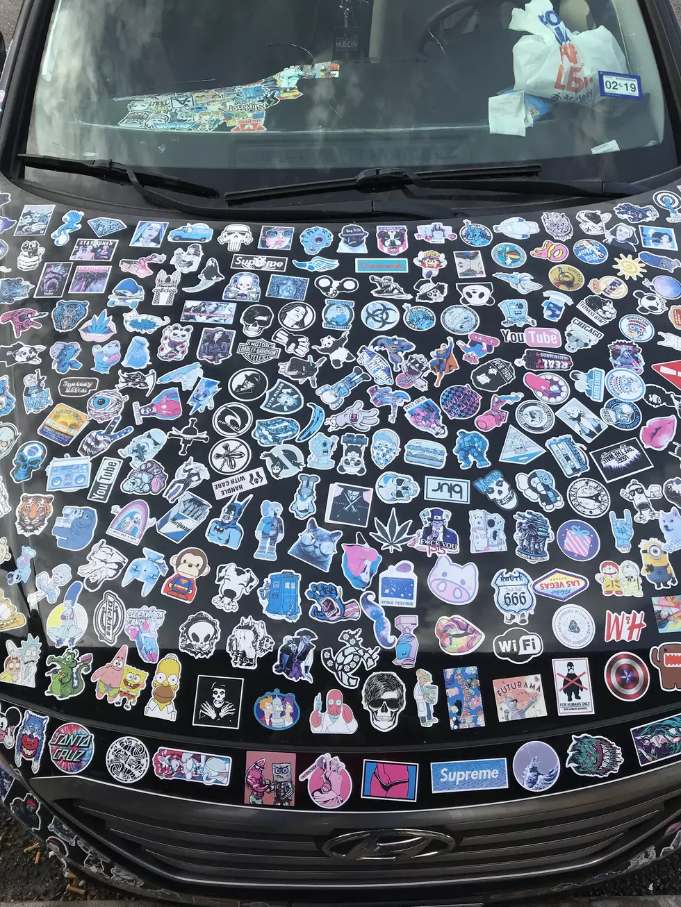 This Lubbock Man’s Car Is Completely Covered in Stickers [Pictures]