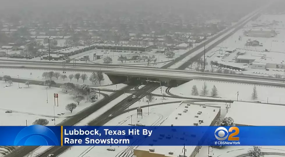Video: Lubbock’s Snow Made News in New York for Some Reason