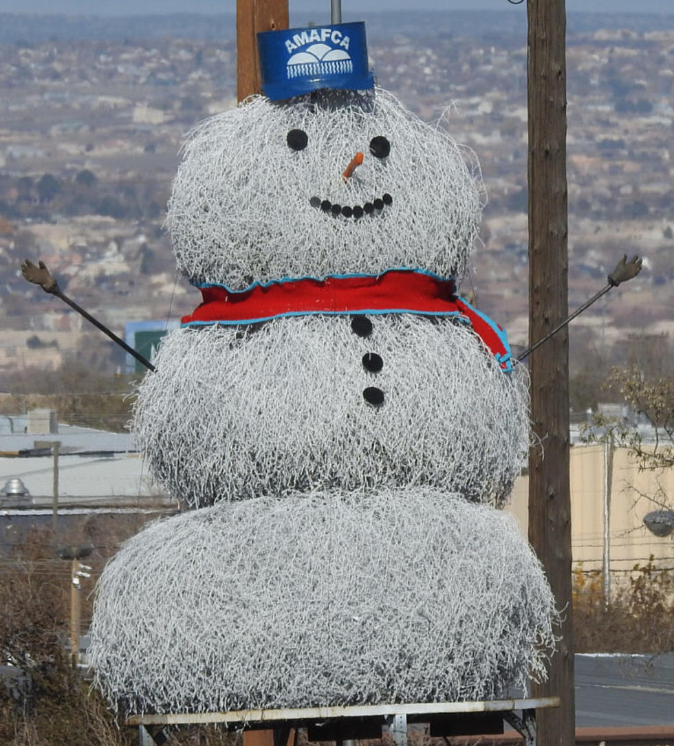 Is This Tumbleweed Snowman the Christmas Symbol Lubbock Needs?