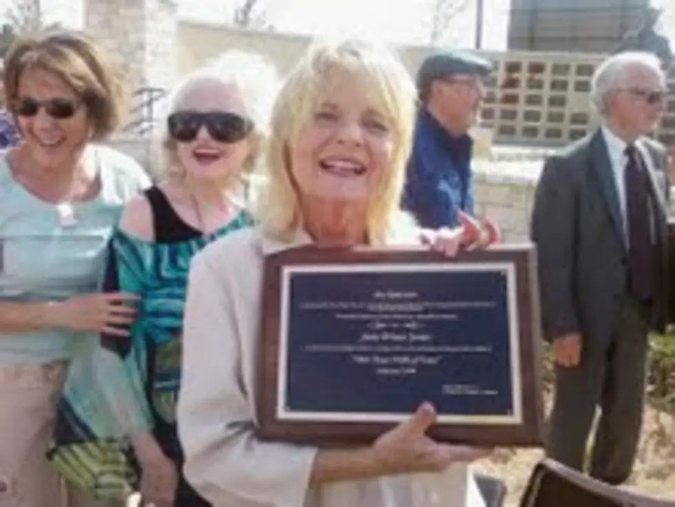 Jane Prince Jones Is Now On The West Texas Walk Of Fame.