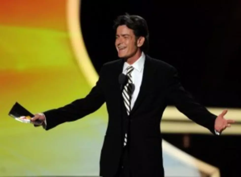 Charlie Sheen and Ashton Kutcher Meet at the Emmys