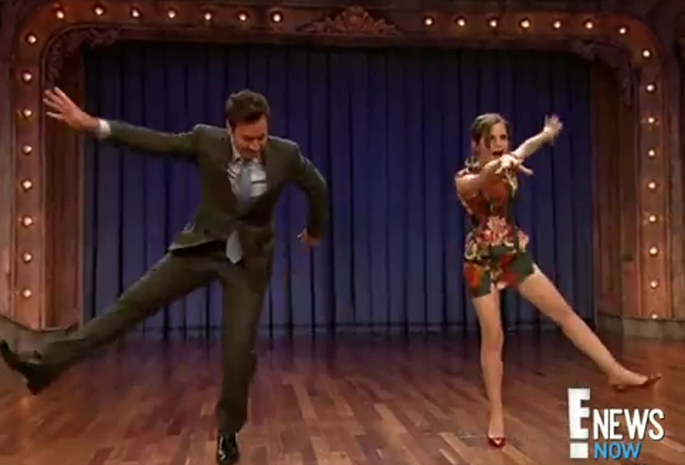 Harry Potter Star Emma Watson &#8216;Dirty Dances&#8217; with Jimmy Fallon [VIDEO]