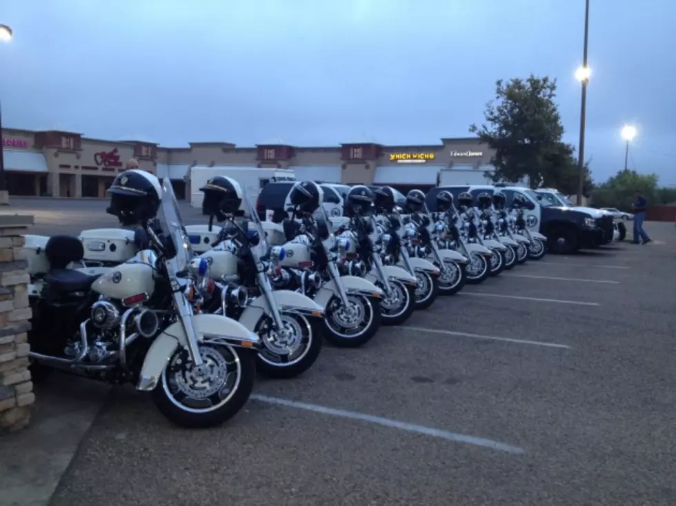 Lubbock Motorcycle Police Take a Little Ride
