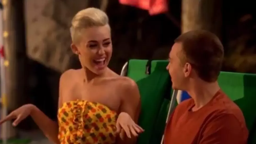 Miley Cyrus ‘Works Up Quite the Appetite’ with Jake on Two and a Half Men [VIDEOS]