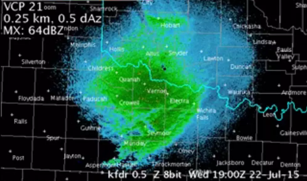 National Weather Service Radar Picks Up Large Swarms of Bugs in Texoma