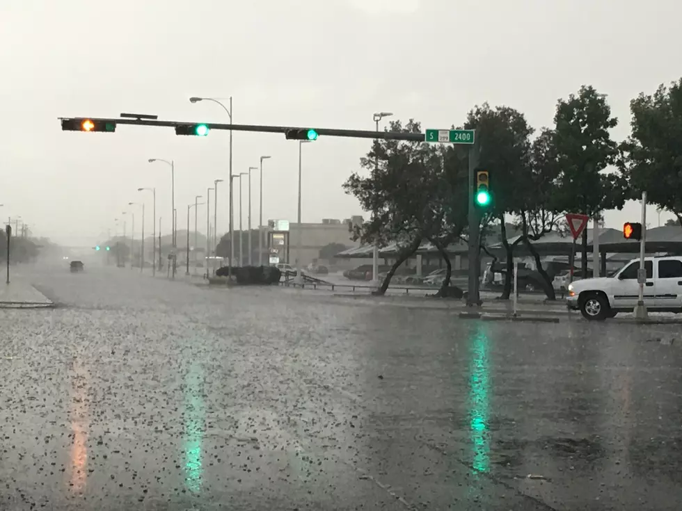 Things Got a Little Crazy Under a Lubbock Overpass During Wednesday’s Hailstorm
