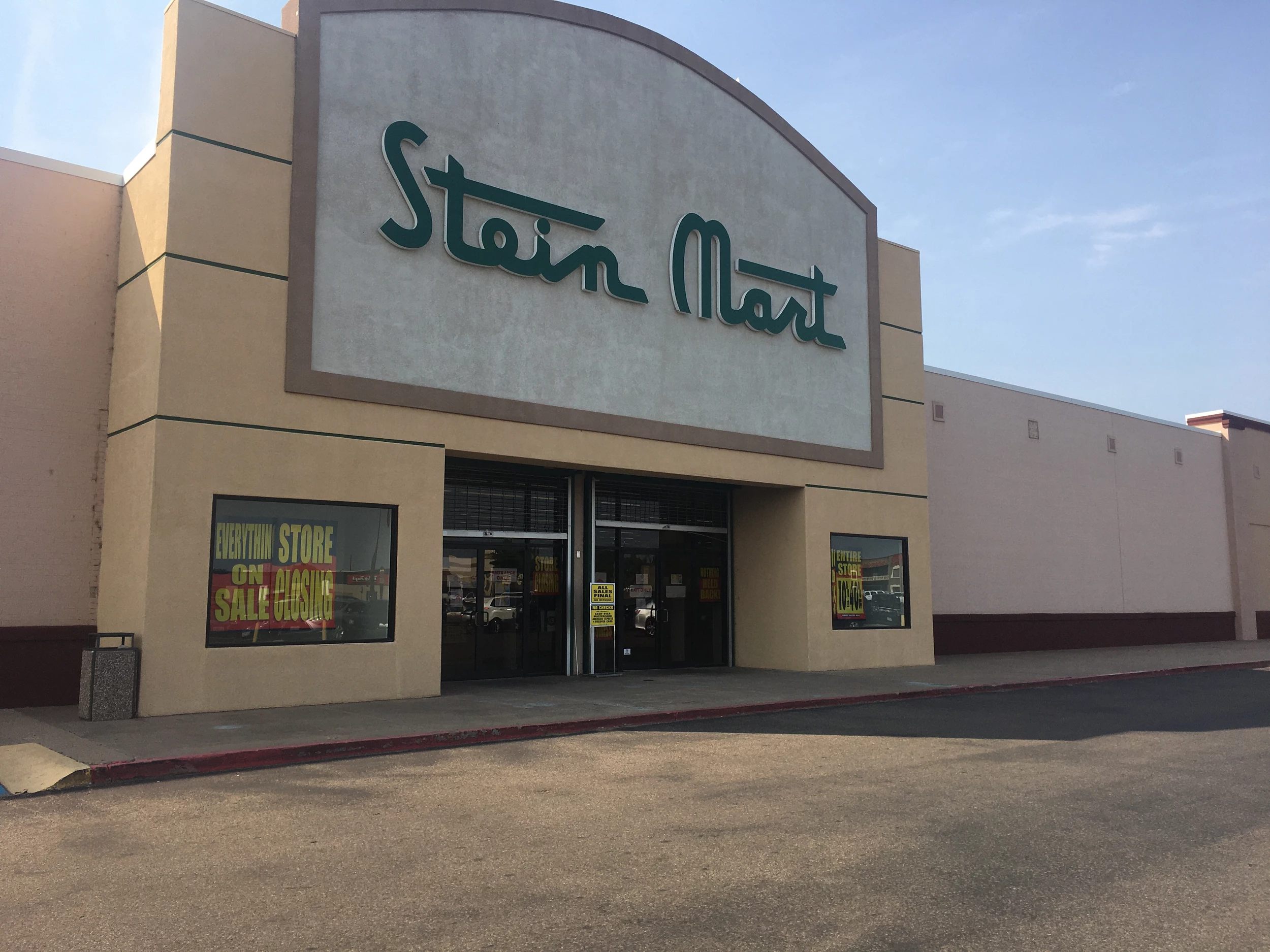 Longstanding Lubbock Department Store Stein Mart to Close