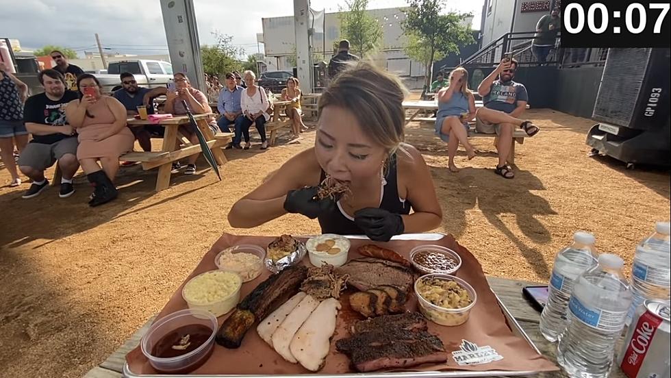 Professional Eater Takes on Insane 10 Pound Lubbock Food Challenge [Video]