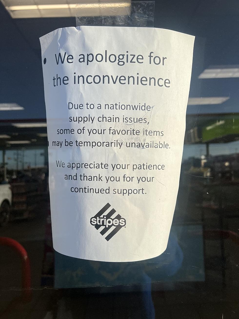 Disastrous Supply Chain Issues Hit Lubbock Convenience Stores