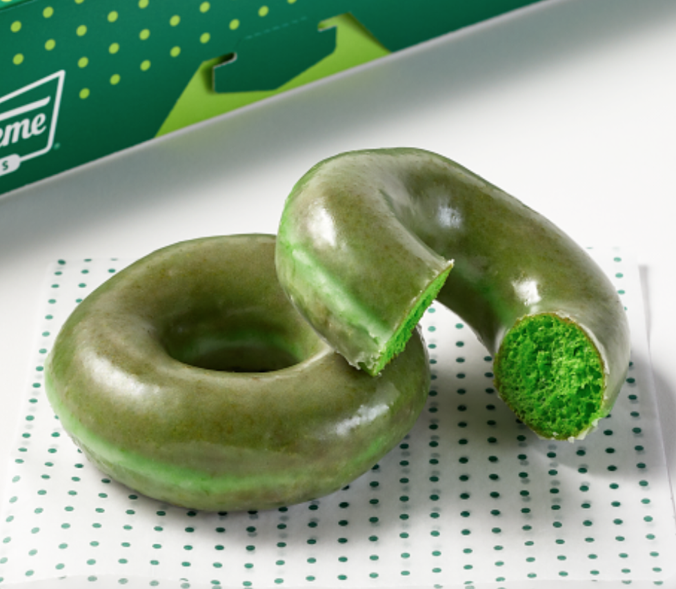 For 2 Days Only Krispy Kreme Is Giving Away Free Green Doughnuts