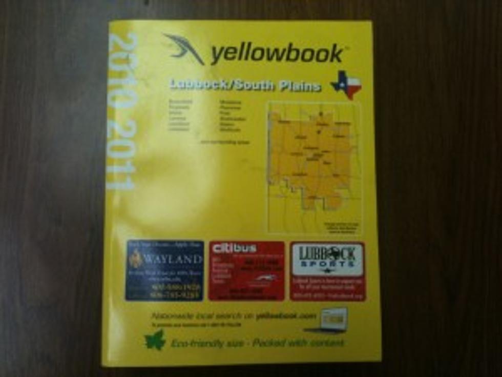 City of Lubbock Wants Us to Recycle Our Phone Books
