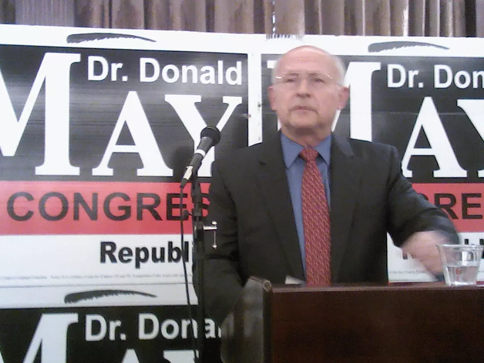 Congressional Candidate Donald May Comments on Issues [Audio]