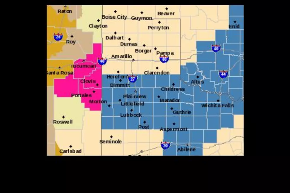 Winter Storm Watch Issued For Thursday &#038; Friday For South Plains