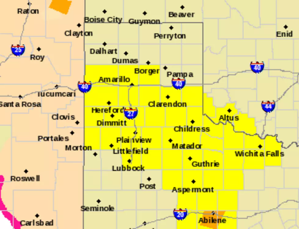 Tornado Watch Issued for Most of the South Plains Until 10 P.M.