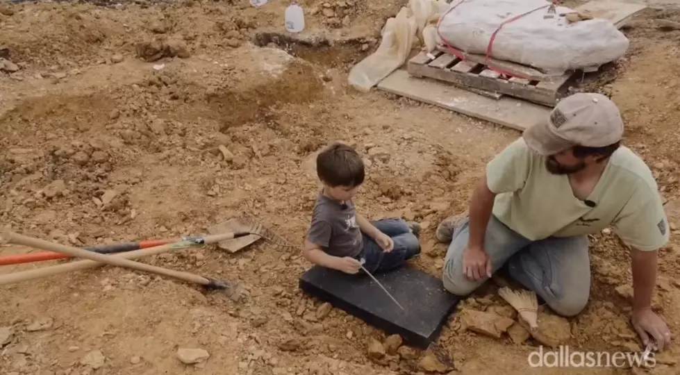 5-Year-Old Boy Discovers Dinosaur Bone Potentially 100-Million Years Old in Mansfield, Texas