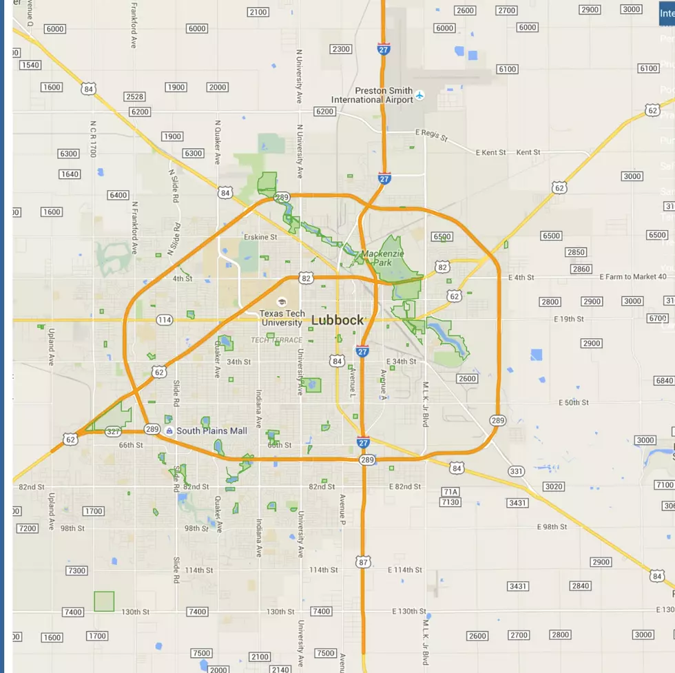 City Of Lubbock Map Cities And Towns Map
