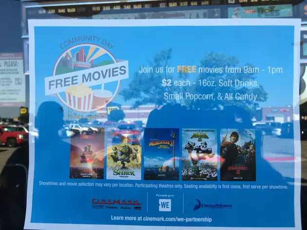Lubbock Movie Theaters Offer Free Movies, Cheap Concessions for Community Day
