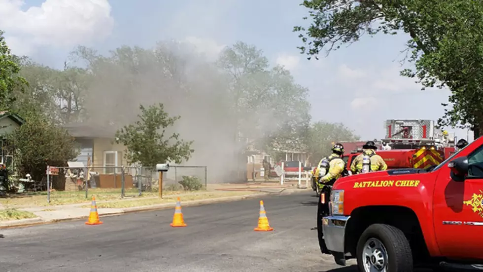Structure Fire Quickly Extinguished in Central Lubbock Tuesday Afternoon