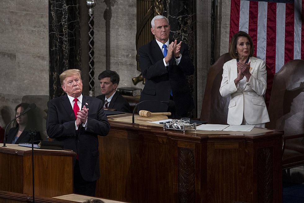 Evan's View From The Gallery At President Trump's Address