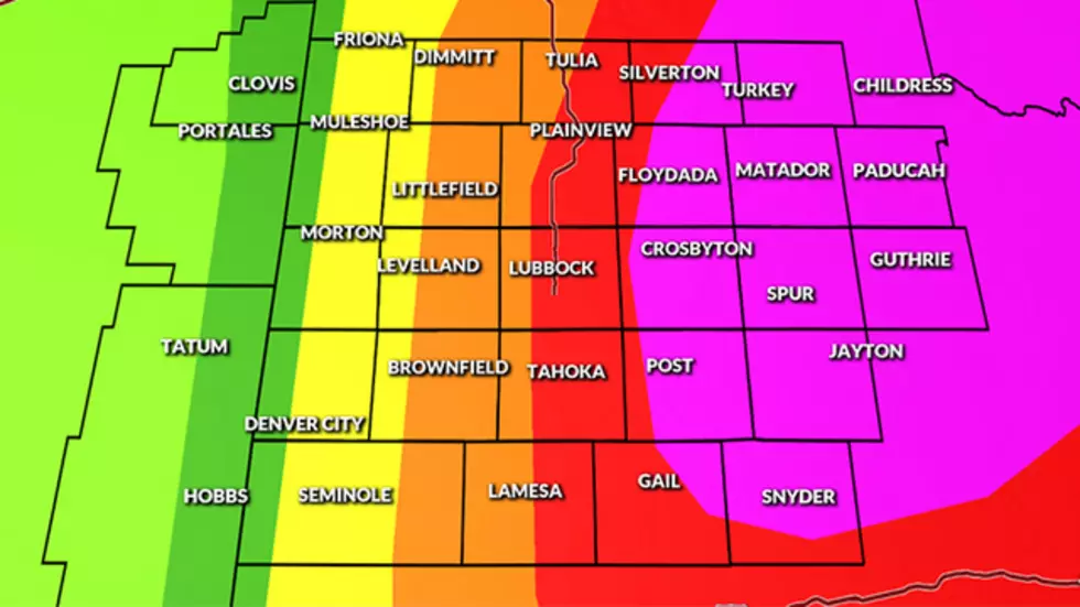 Severe Weather Expected in Lubbock &#038; The South Plains On Monday