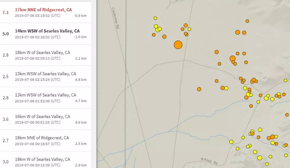 7.1 Earthquake Reported in Southern California on Friday