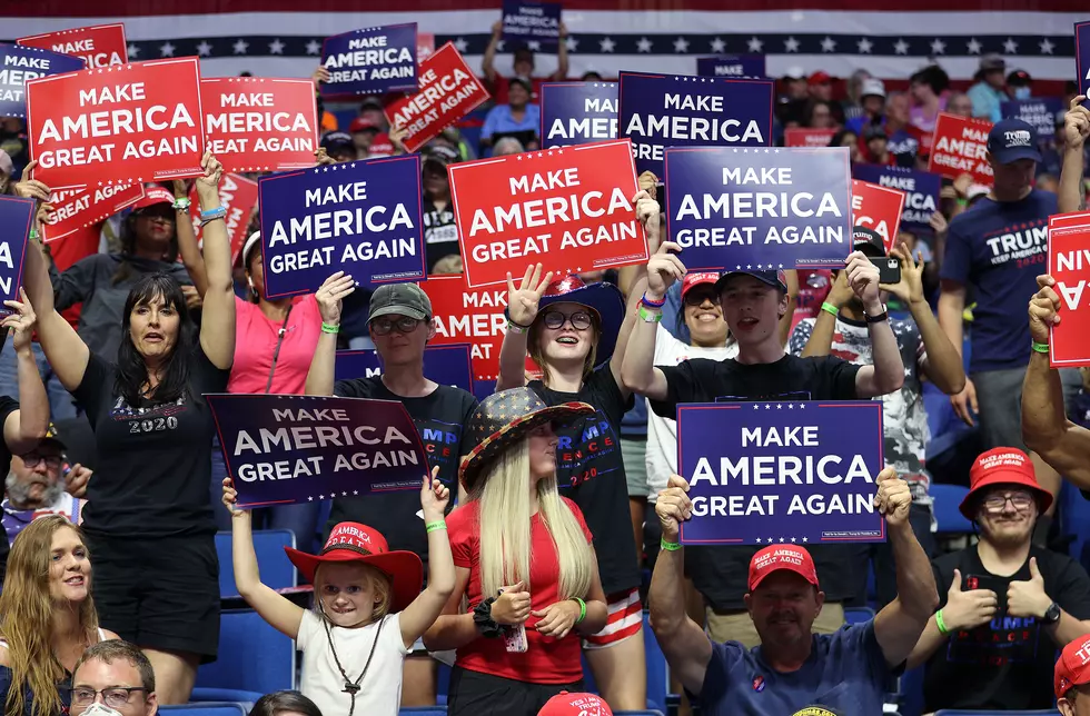 President Trump Discusses Creating Prison Sentence for Flag Burning and Calls Out Protesters During Speech in Tulsa