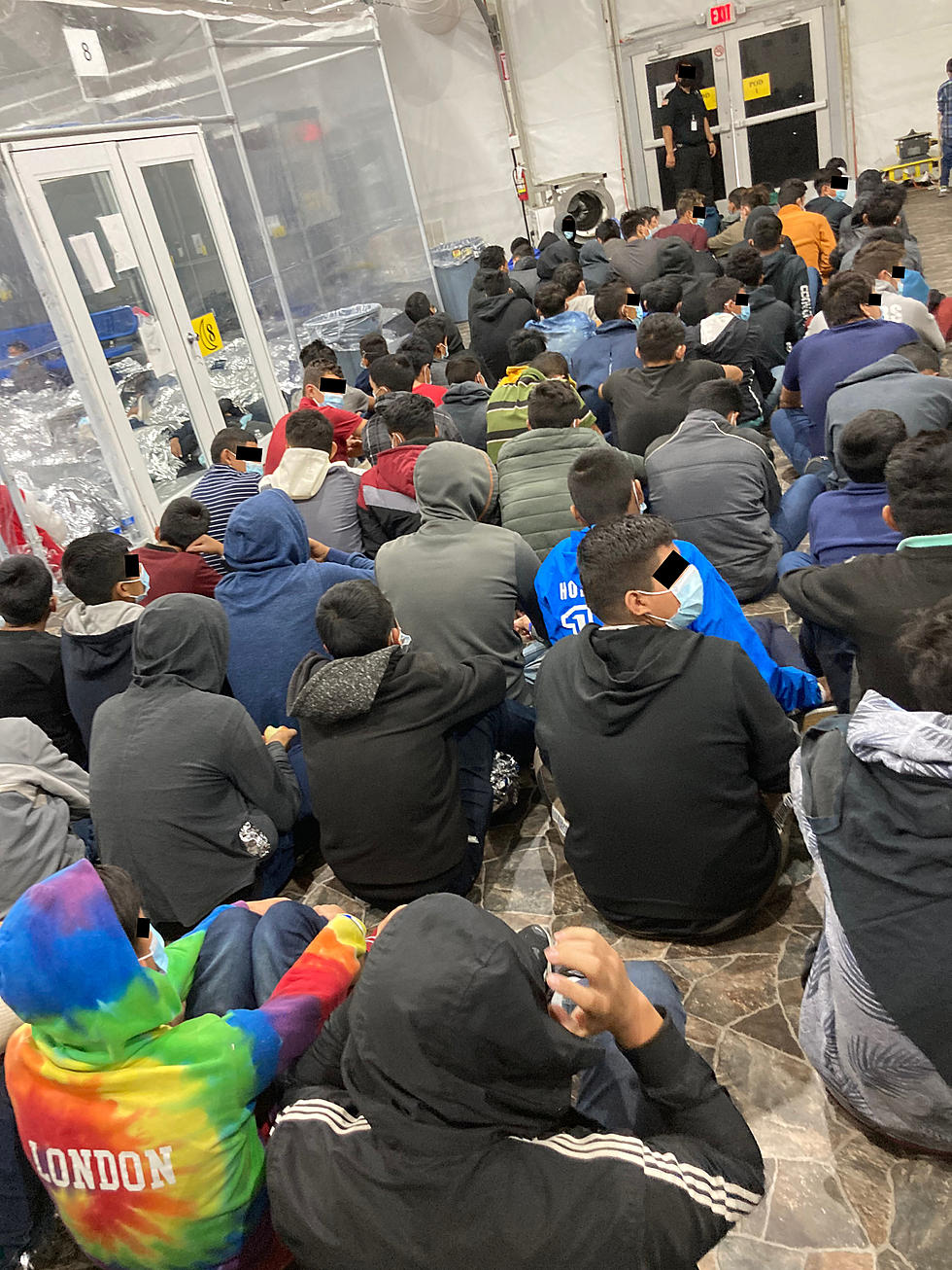 Overcrowded Illegal Immigrant Holding Facility Near McAllen