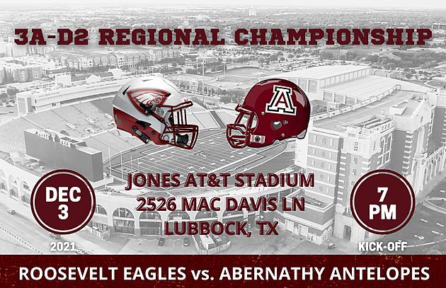 Roosevelt vs Abernathy at Jones AT&#038;T Stadium in Playoff Rematch for Class 3A Division II Region I Final