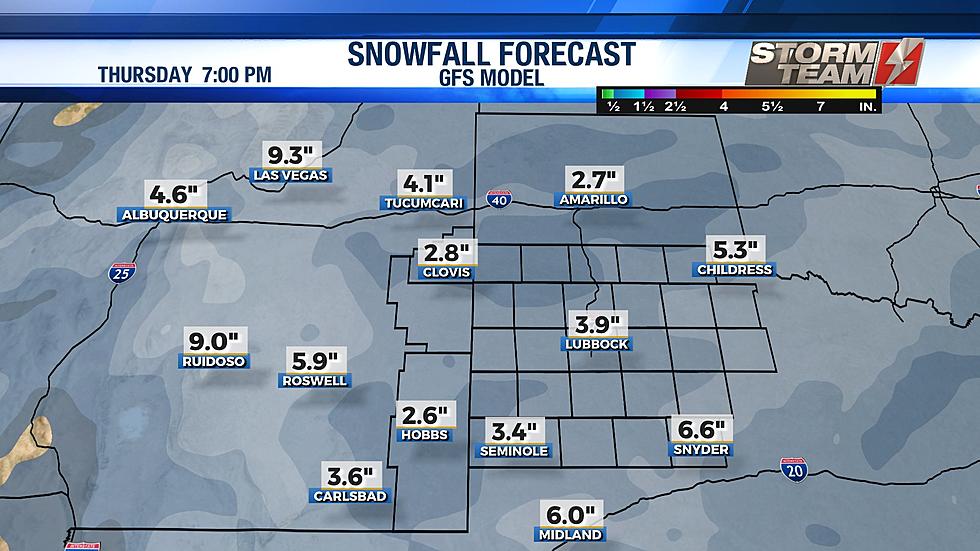 Ron Roberts Predicts Between 1 to 4 Inches of Snow for Lubbock