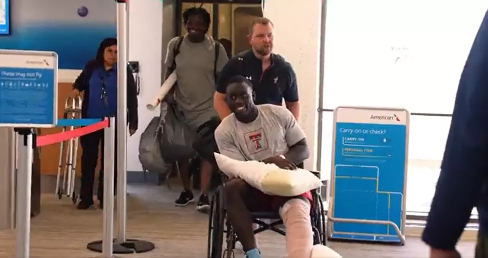 Welcome Home: Injured Texas Tech Player Bryce Ramirez Is Back in Lubbock