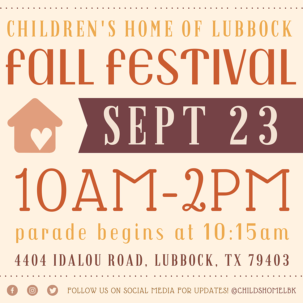 The Children&#8217;s Home of Lubbock to Celebrate 34th Fall Festival